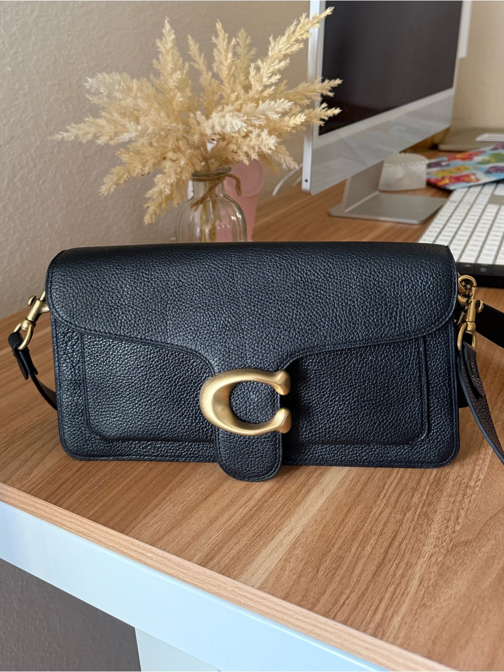 Coach Tabby 26 Pebbled Leather Crossbody